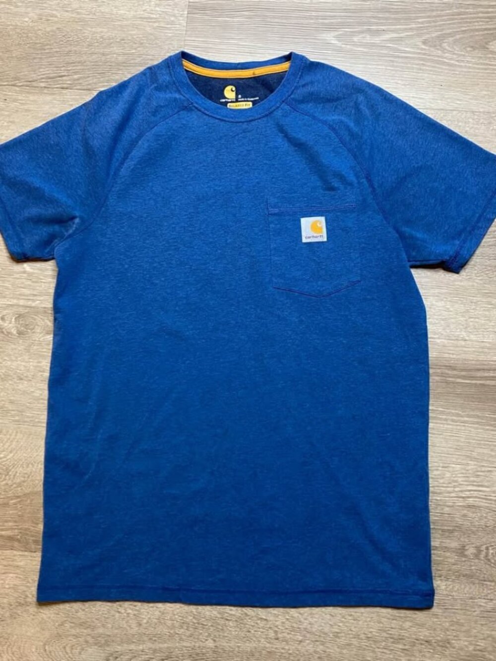 Carhartt Relaxed Fit Pocket Tee – Blue – Size Small